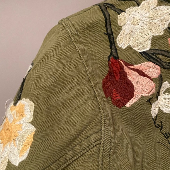 Embroidered Army Jacket Topshop - Picture 8 of 9